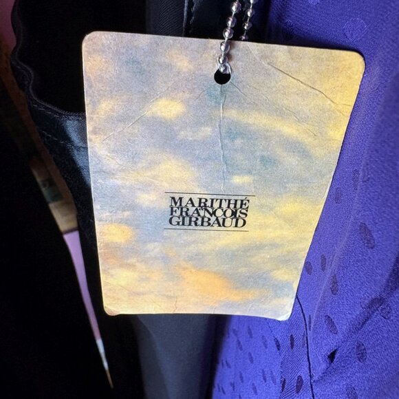 vintage Y2K Marithe Francois Girbaud suspender tuxedo pants jumpsuit black NWT - Picture 10 of 10